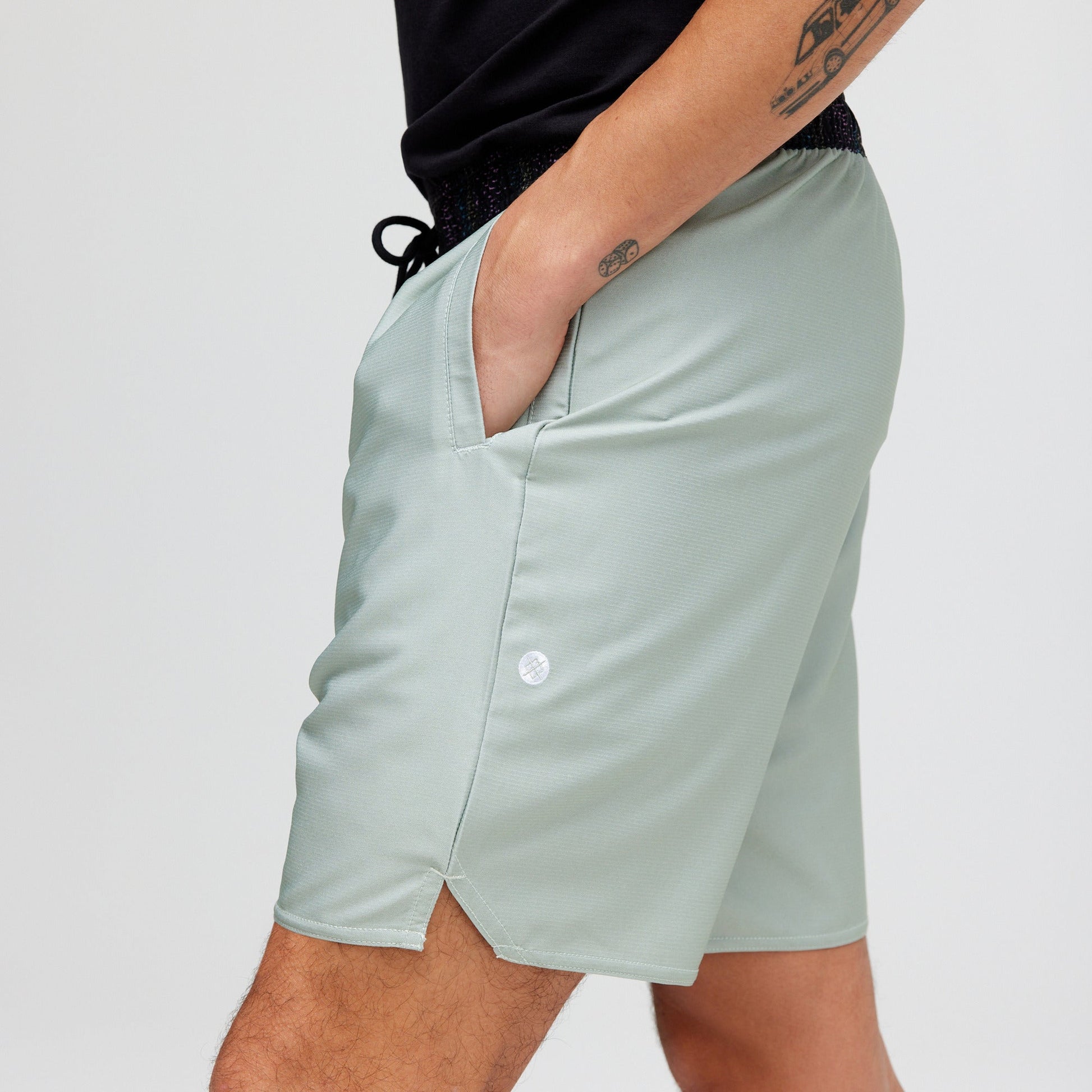 Stance Complex Athletic Short 7" Aqua |model