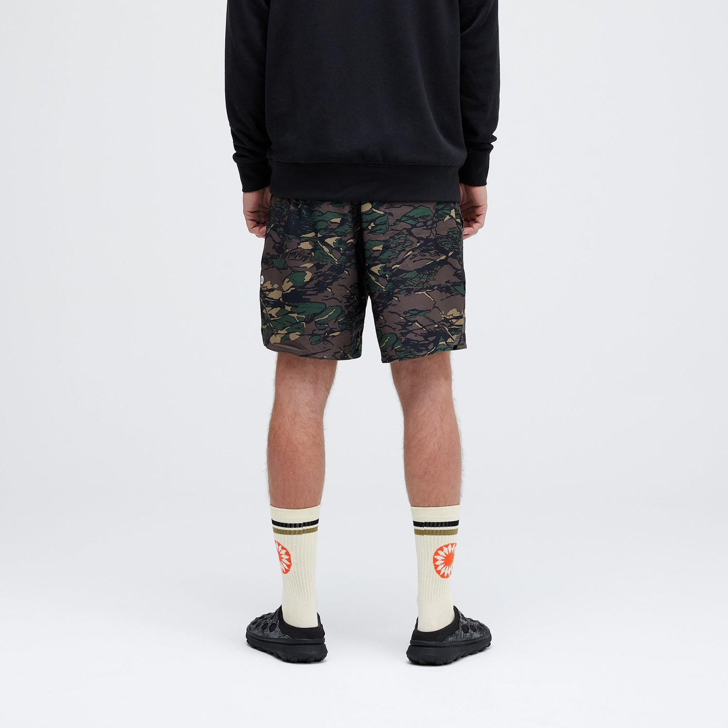 Stance Complex Athletic Short 7" Green Camo |model