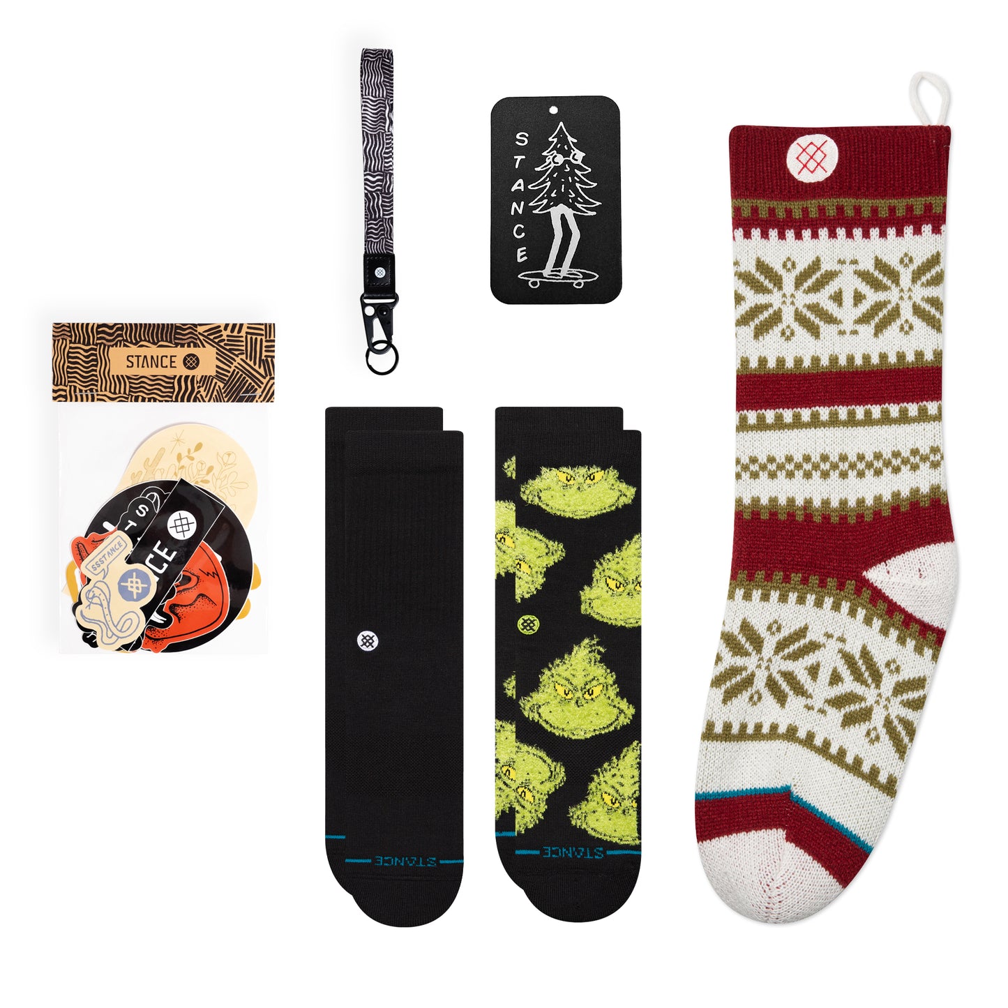 Stance Stocking Set Black Green