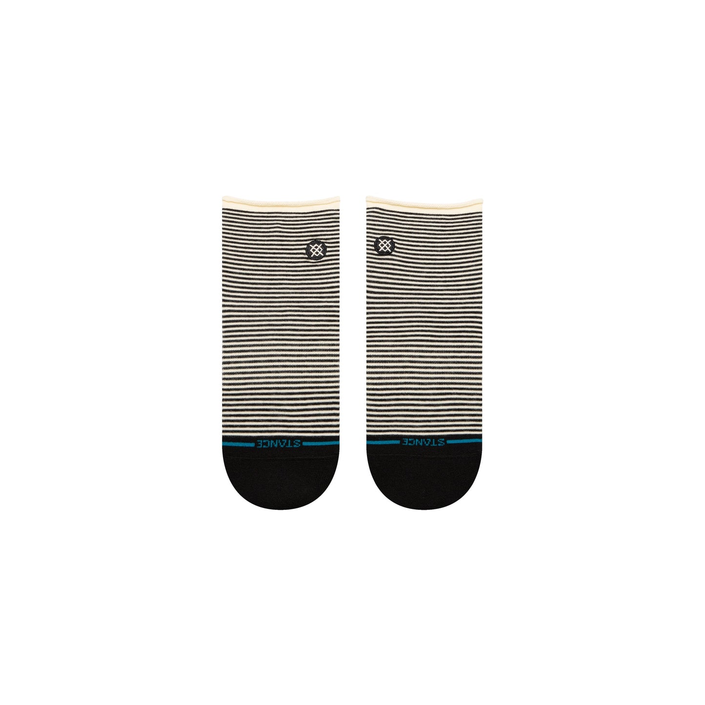 Stance Skelter Quarter Sock Black