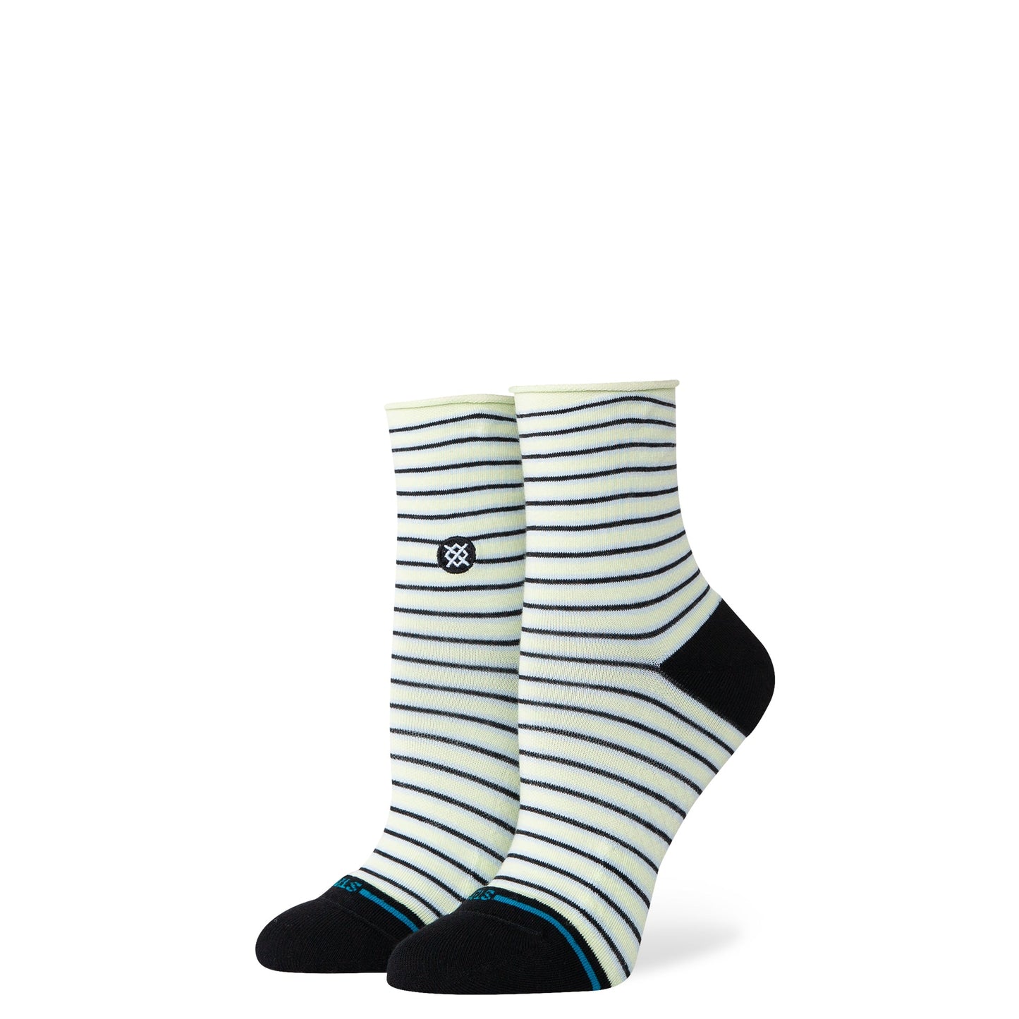 Stance Blue Fade Quarter Sock Ice Blue