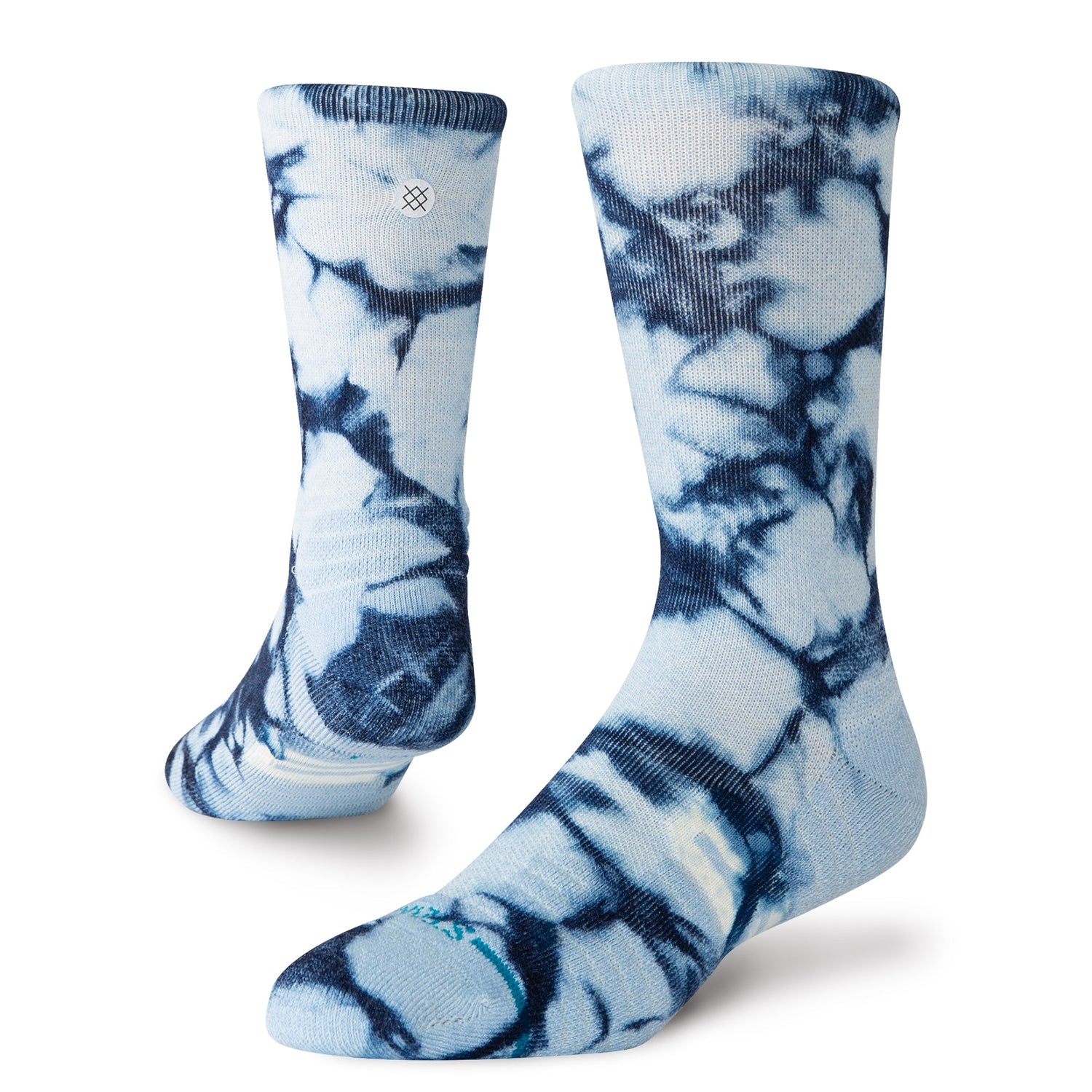 Stance Dye Wool Crew Sock Ice Blue