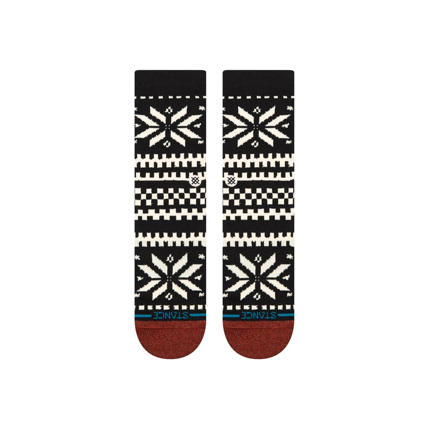 Stance Flake Crew Sock Black 