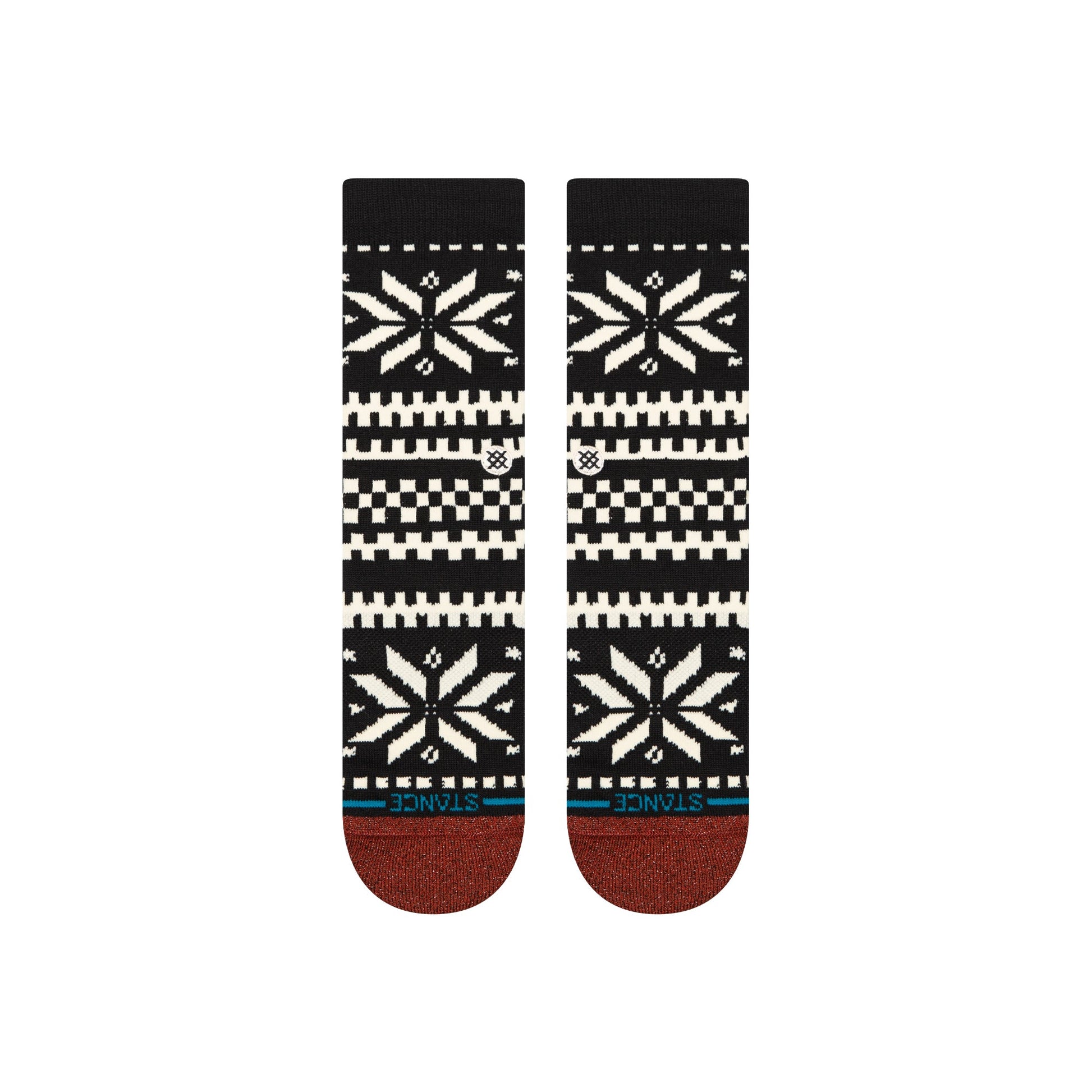 Stance Flake Crew Sock Black 