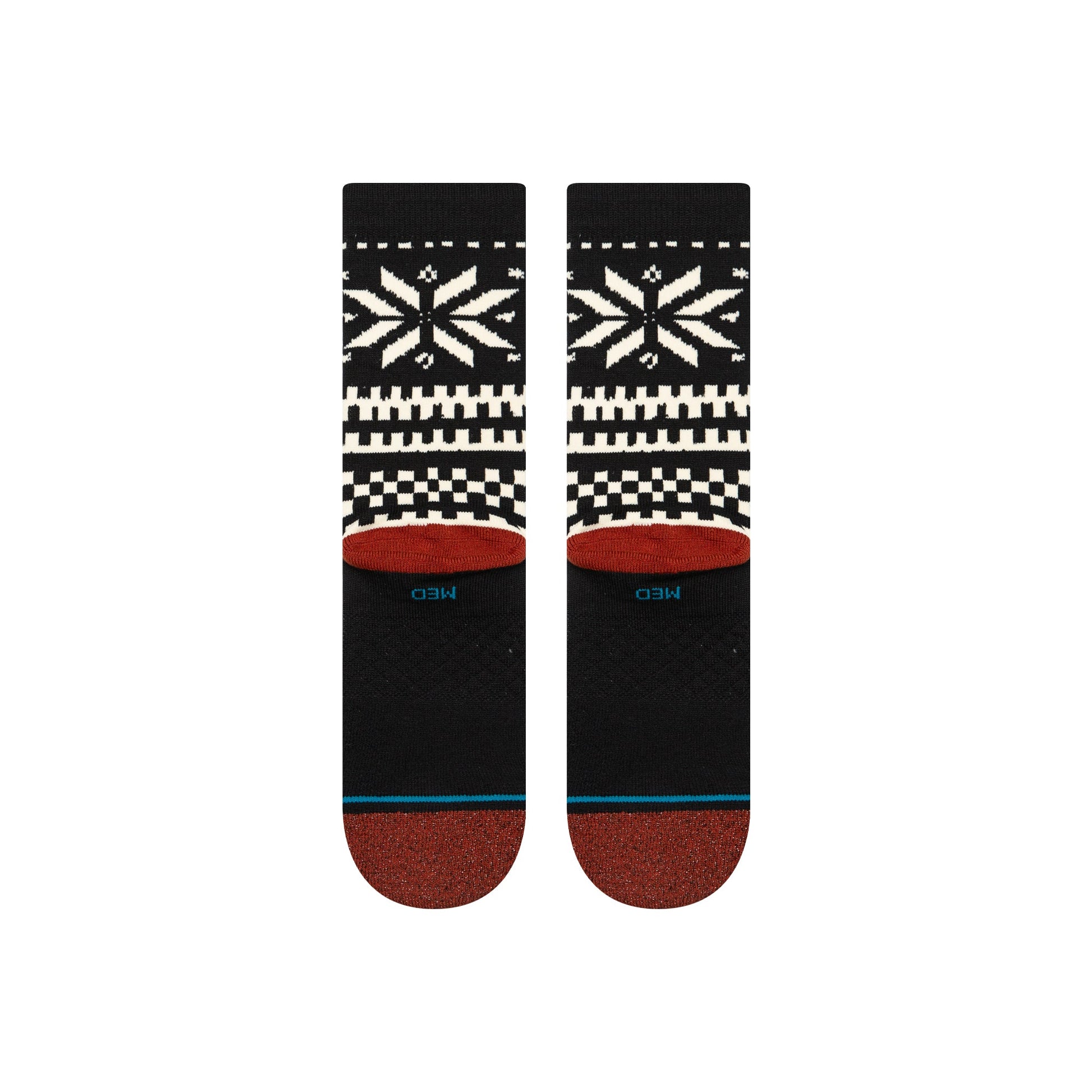 Stance Flake Crew Sock Black 