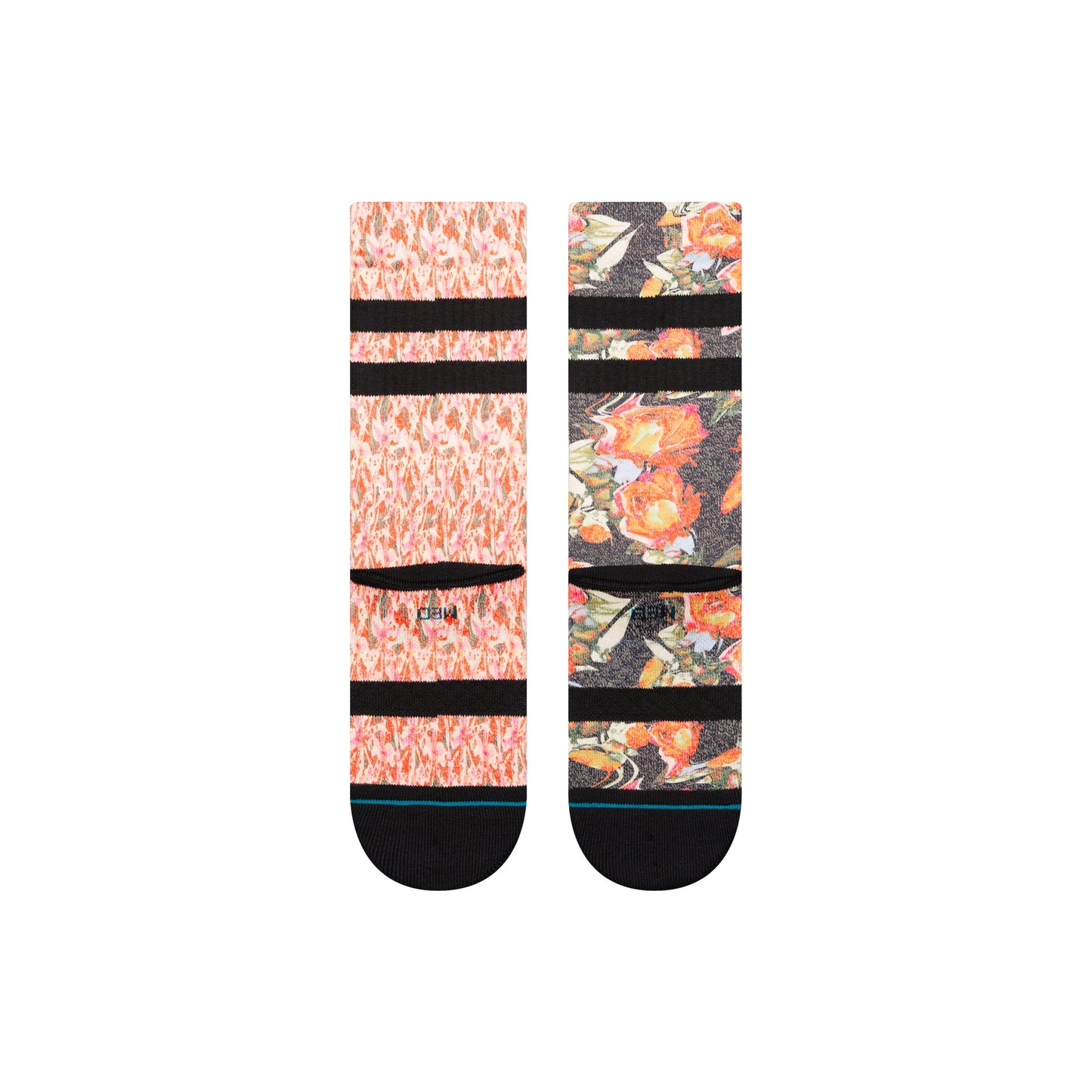 Stance Split Crew Sock Black