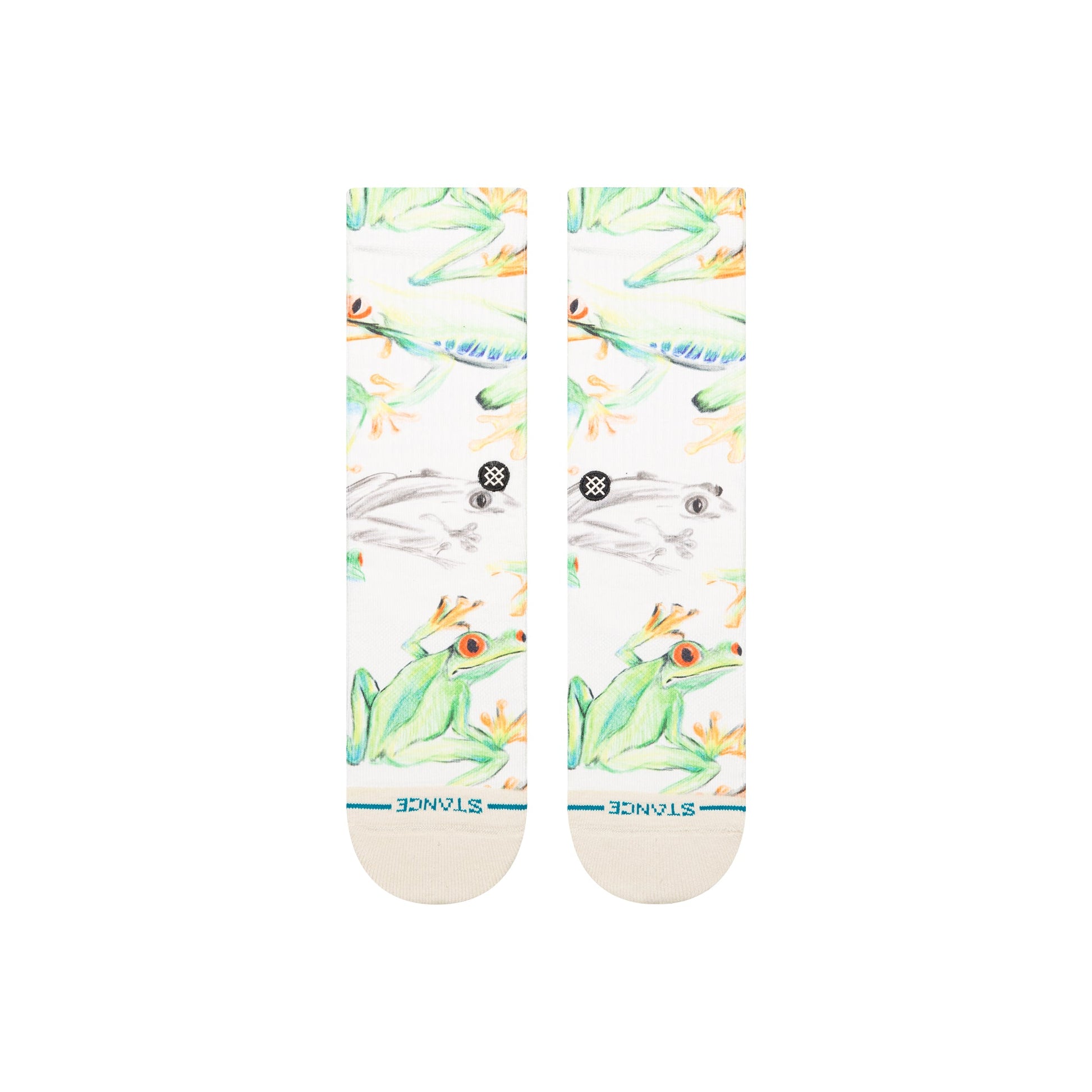 Stance Stick To It Crew Sock Canvas