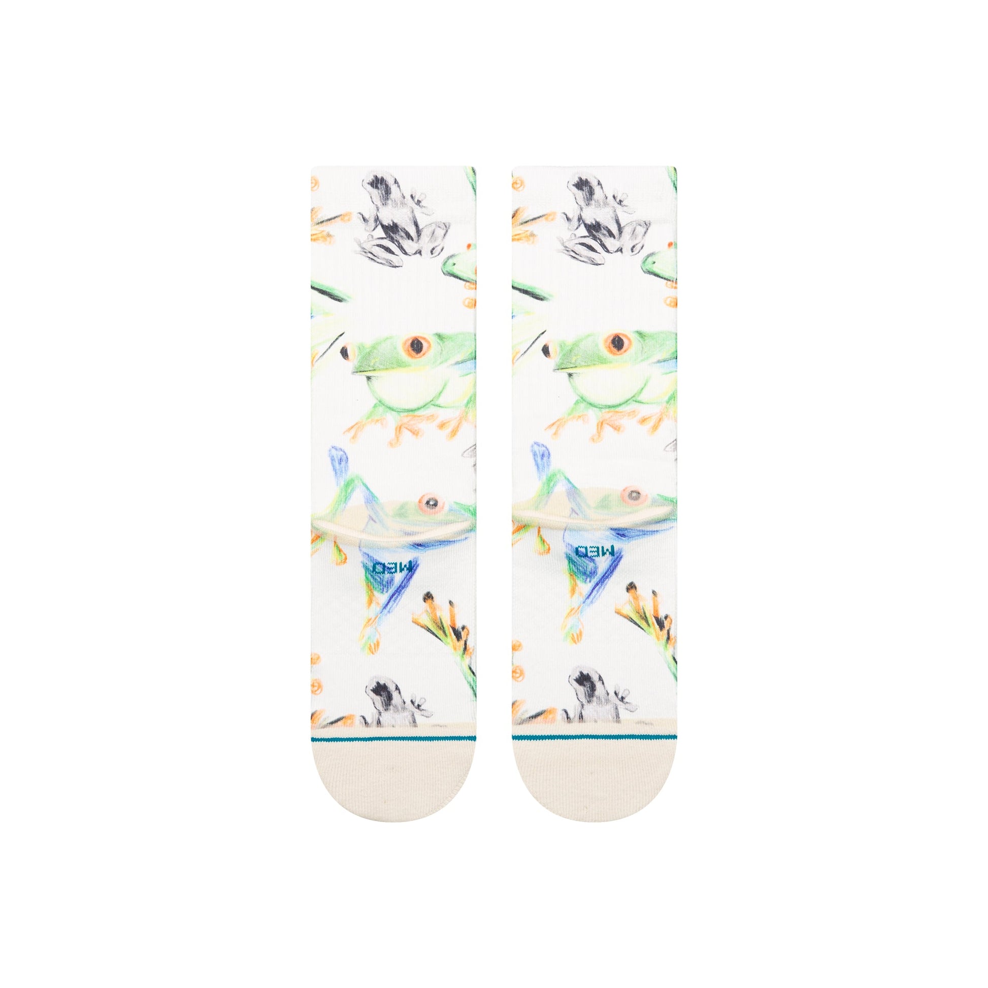 Stance Stick To It Crew Sock Canvas