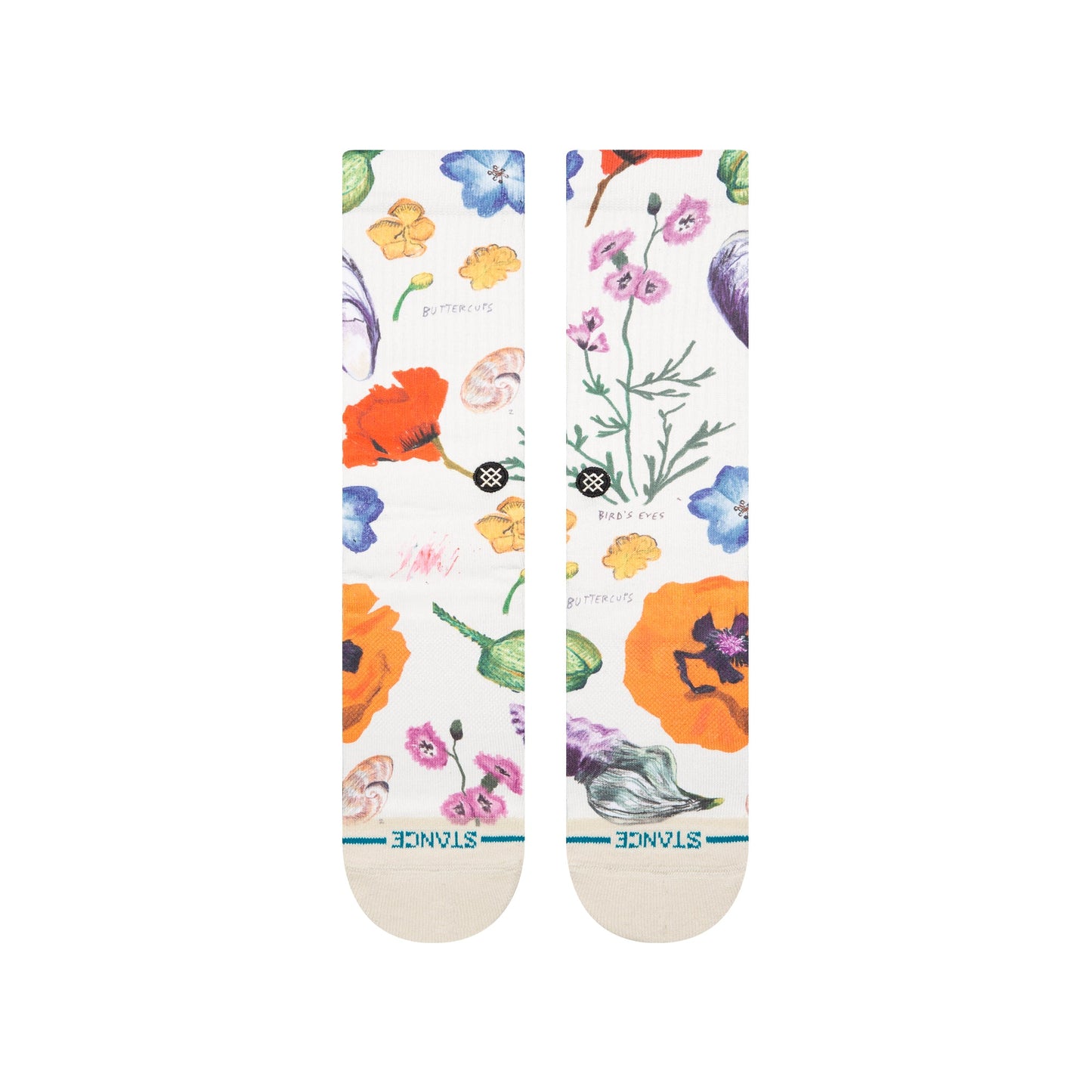 Stance California Native Crew Sock Canvas 