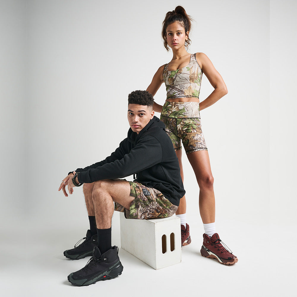 Stance Women's Happenings Tank Reeltree Camo |model