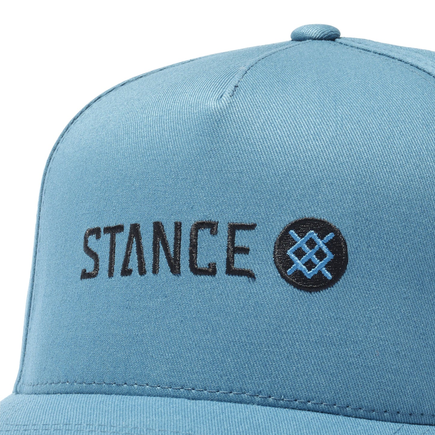 Stance Icon Snapback Hat Blue Fade