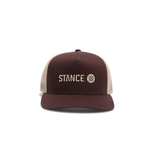 Stance Icon Trucker Hat Dark Brown