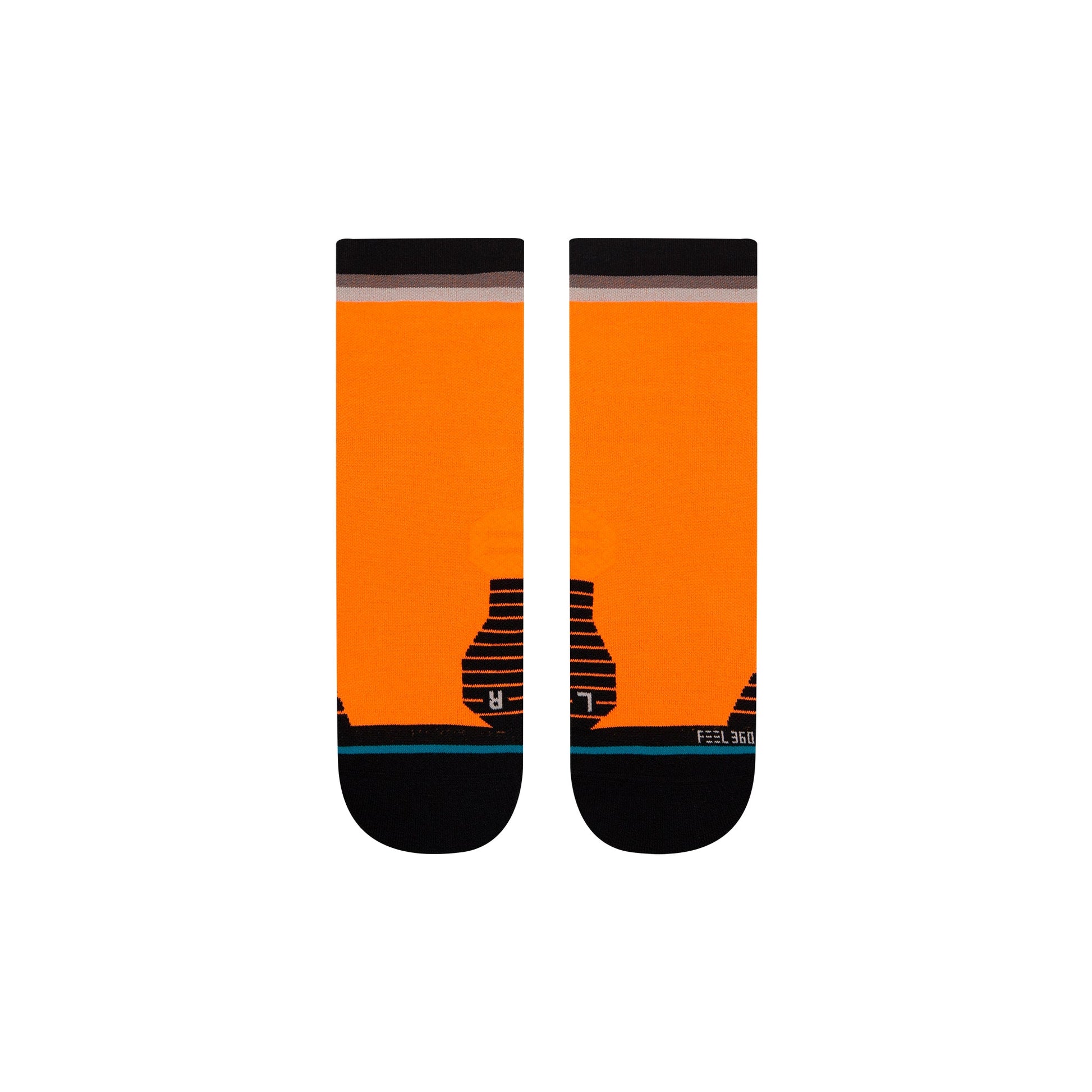 Stance Maxed Quarter Sock Neon Orange