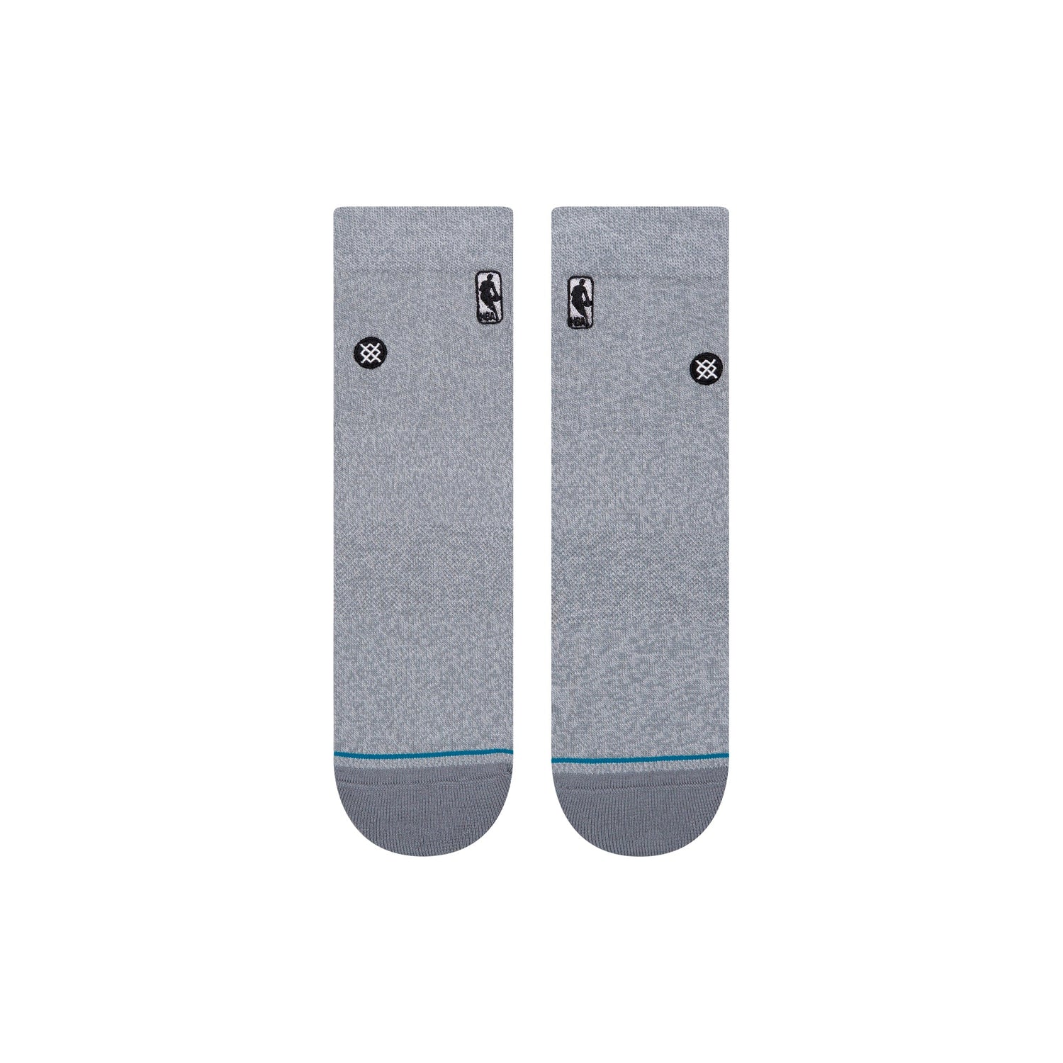 Stance Logoman Quarter Sock Heather Grey