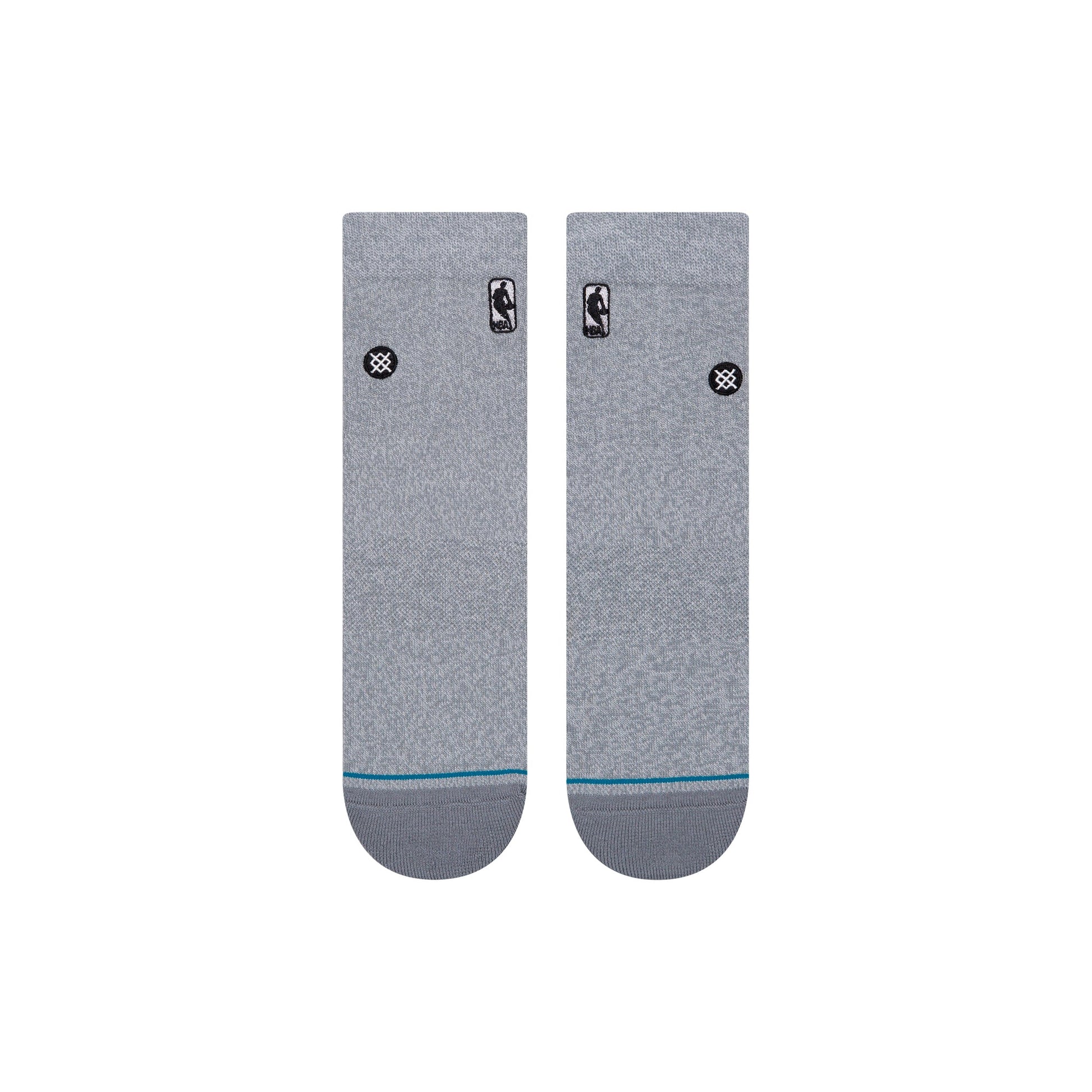 Stance Logoman Quarter Sock Heather Grey