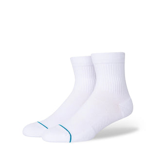 Stance Socks ICON QUARTER 3 PACK White