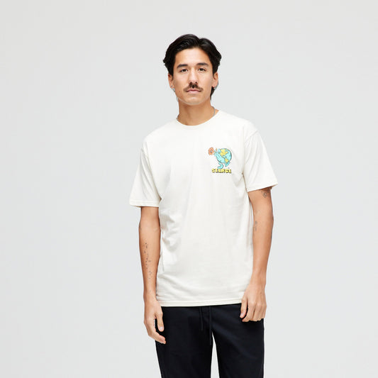 Stance Earth Jazz T-Shirt Vintage White |model