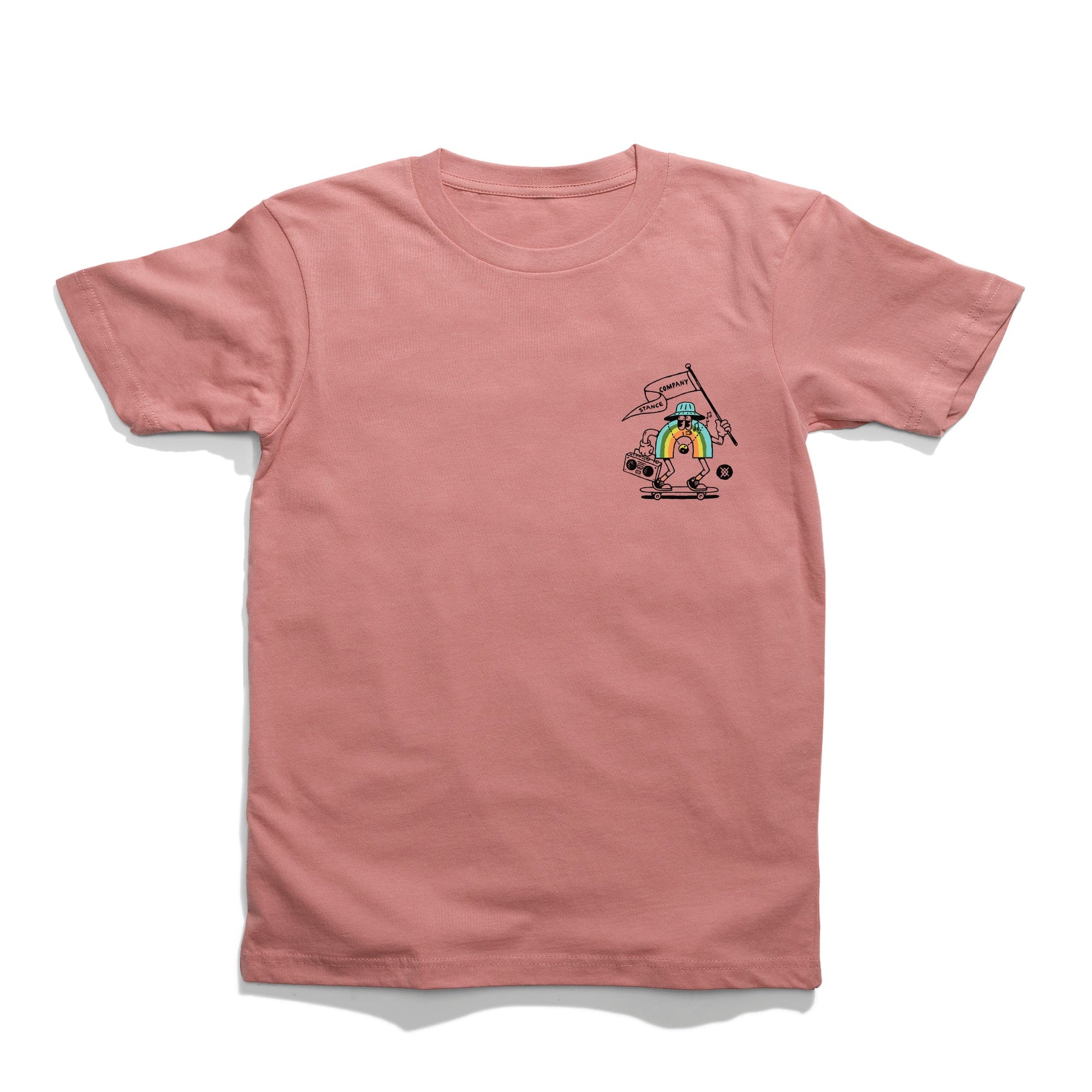 Stance Colours T-Shirt Dusty Rose