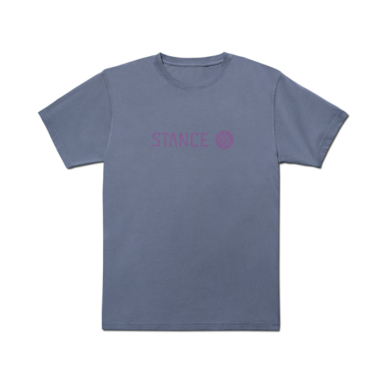 Stance Iconic Wash T-Shirt BlueHorizon