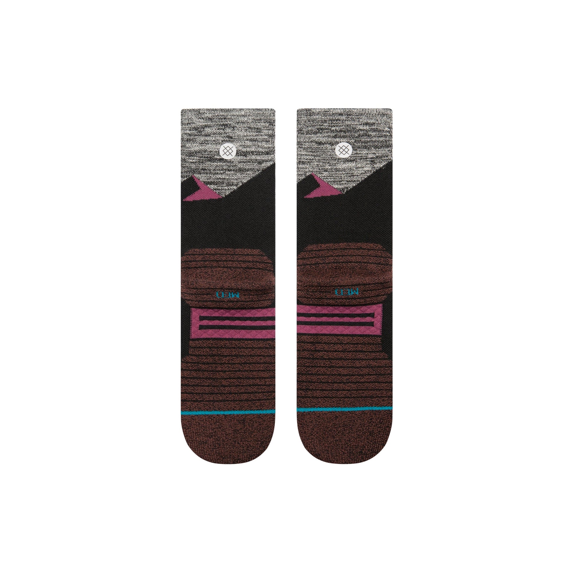 Stance Mid Wool Crew Sock Berry