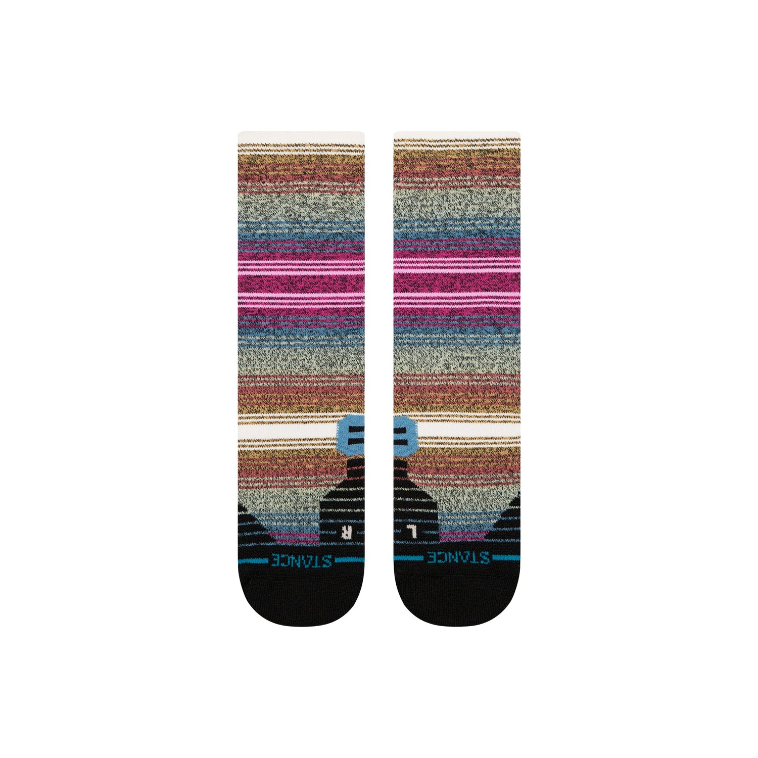 Stance Mid Wool Crew Sock Purple