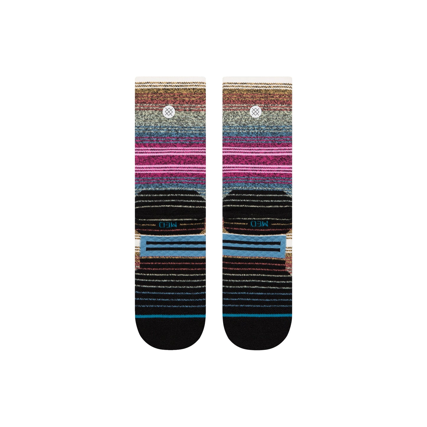 Stance Mid Wool Crew Sock Purple