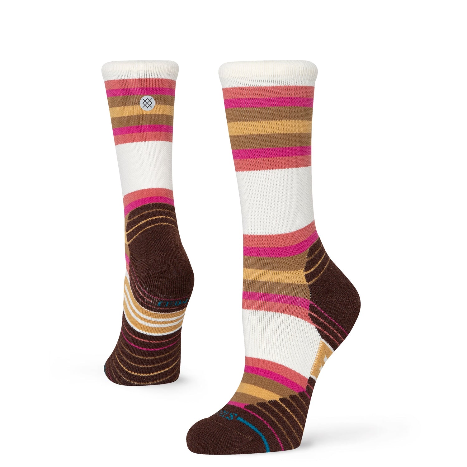 Stance Steady Crew Sock Magenta