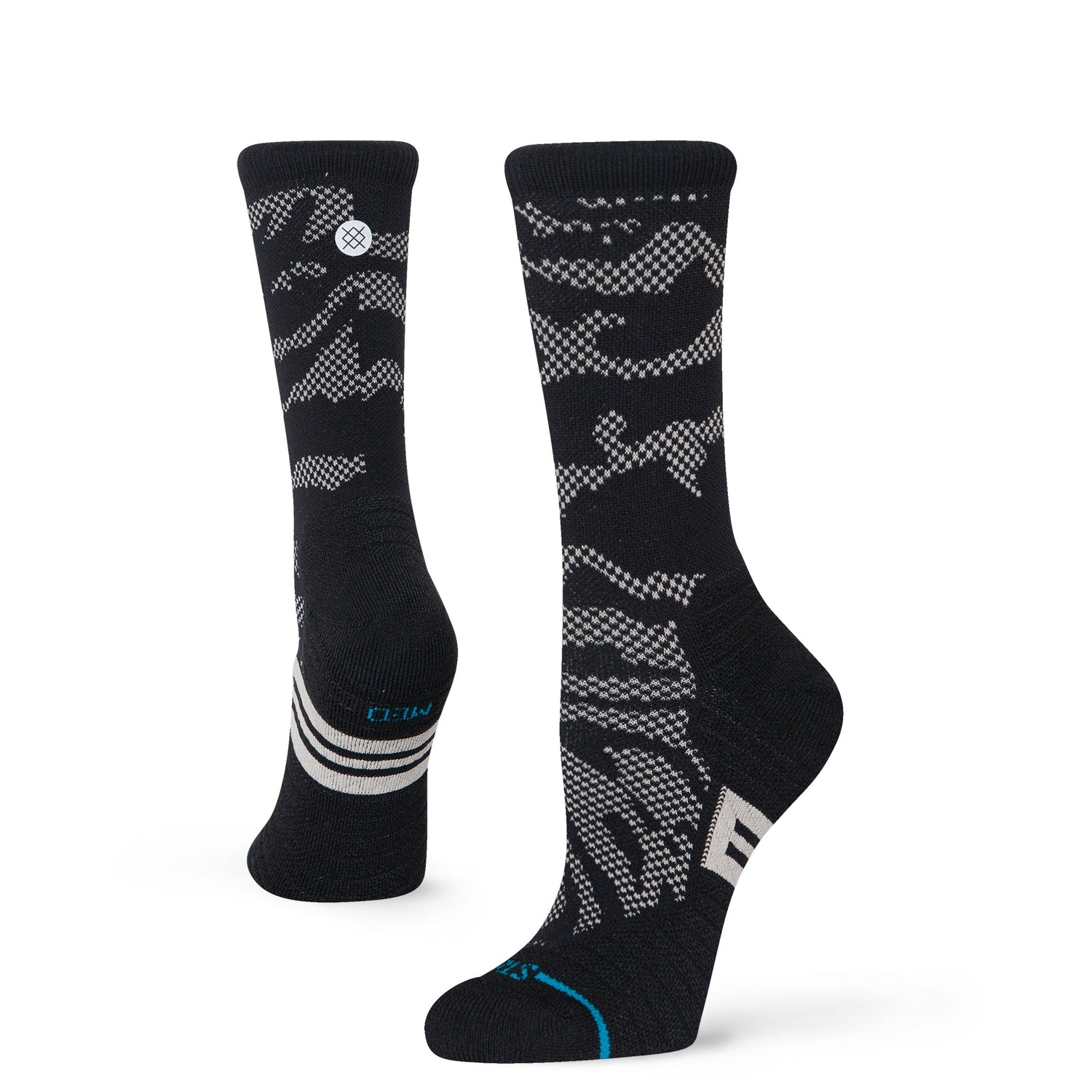 Stance Tendencies Crew Sock Black