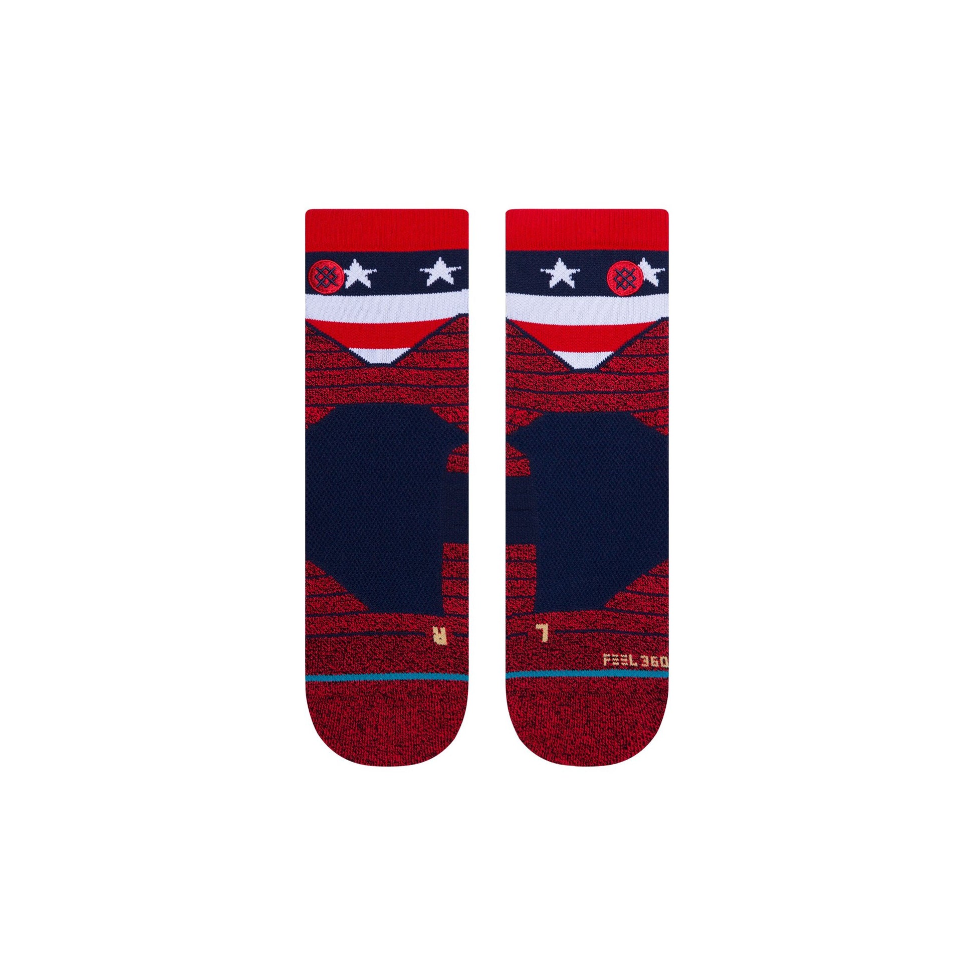 Stance AMERICAN QUARTER Red