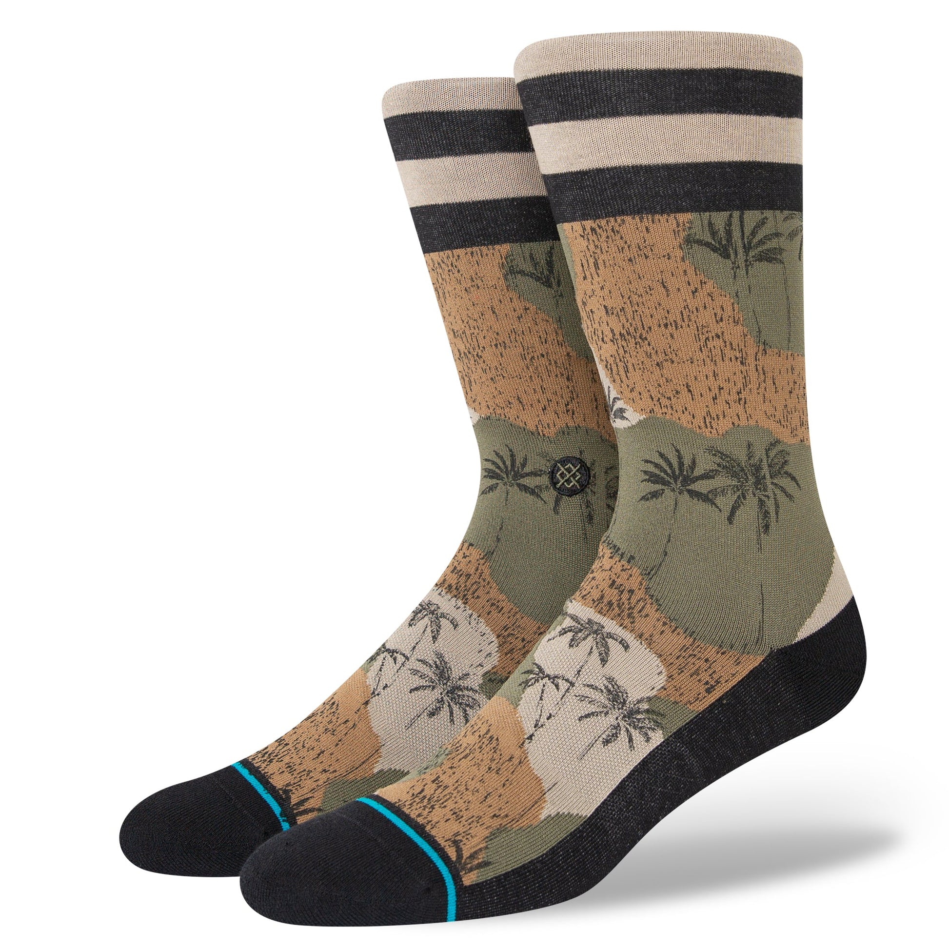 Stance Hidden Palm Crew Sock Green – Stance Europe