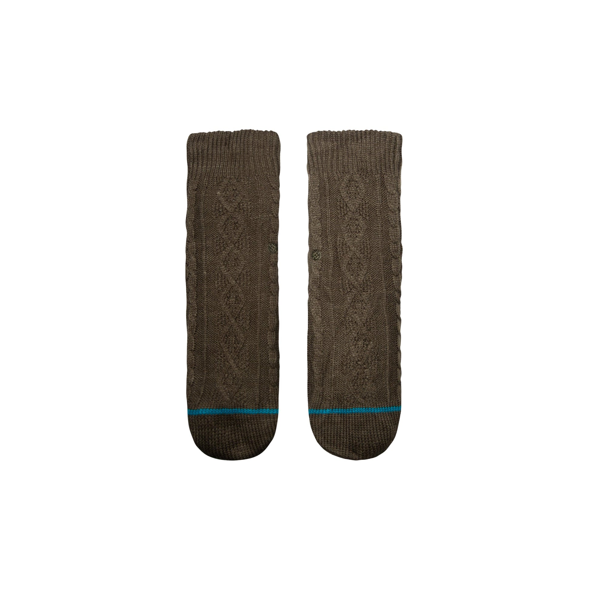 Stance Forest Slipper Sock Dark Green