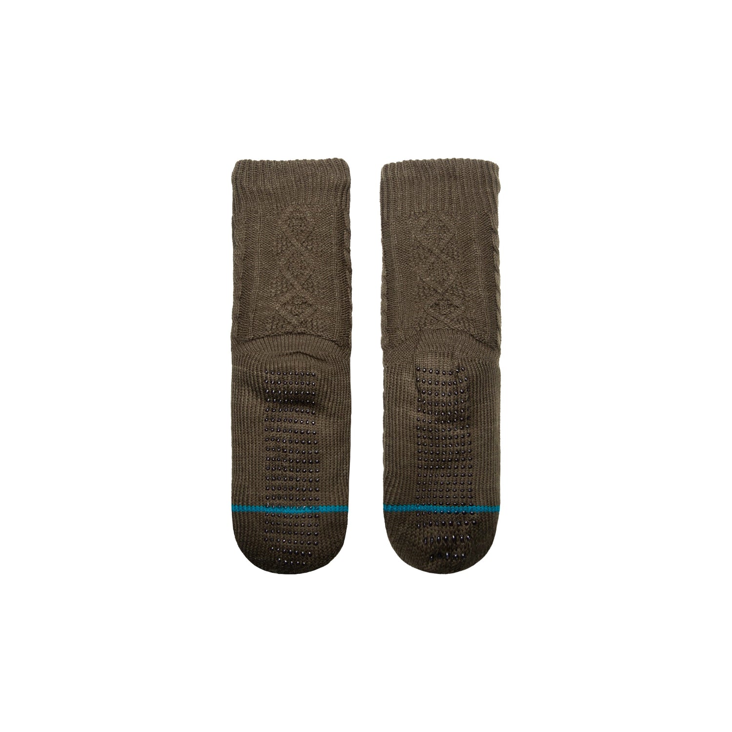 Stance Forest Slipper Sock Dark Green