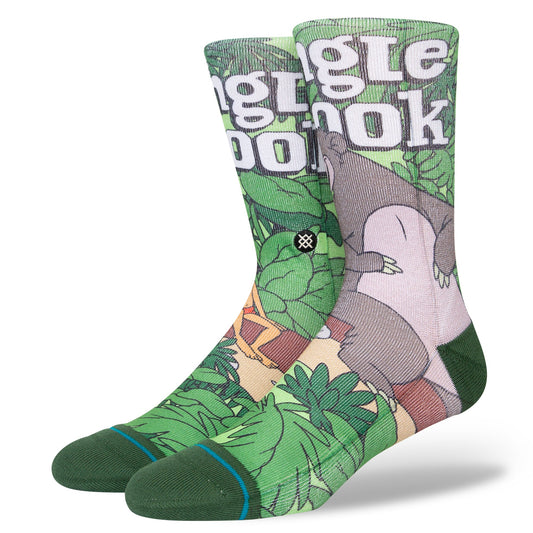 Stance Jungle Book By Travis Crew Sock Green