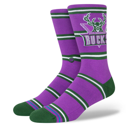 Stance Classics Bucks Crew Sock Purple