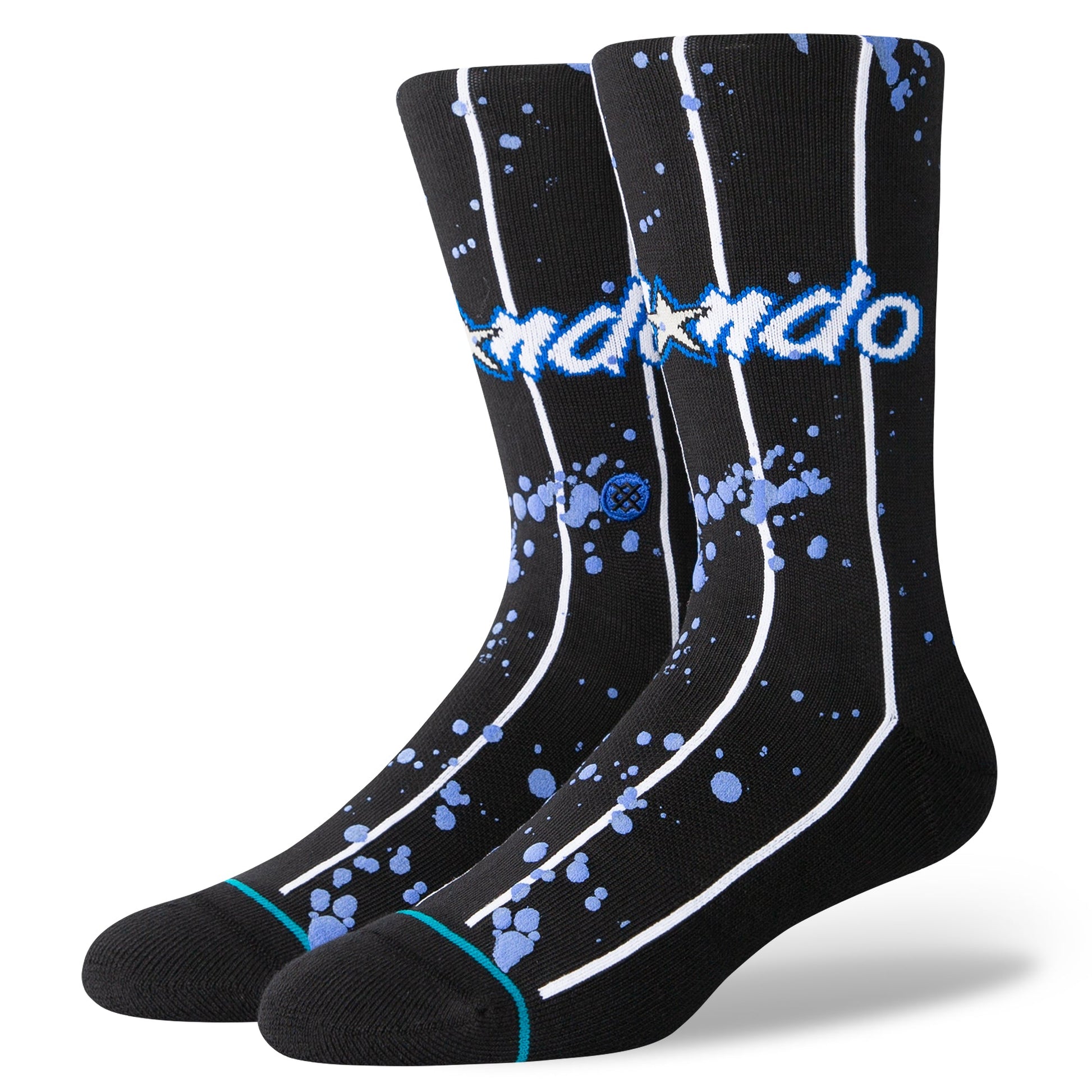 Stance Overspray Orlando Magic Crew Sock Black