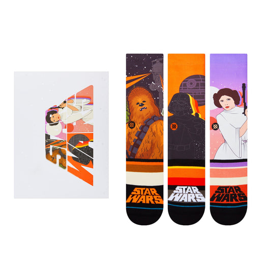 Stance Star Wars By Jaz Crew Sock Box Set Multi