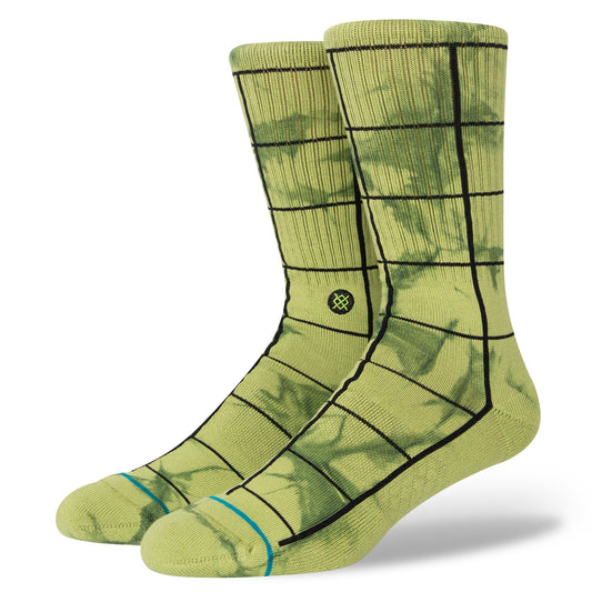 Stance Graphed Crew Sock Green