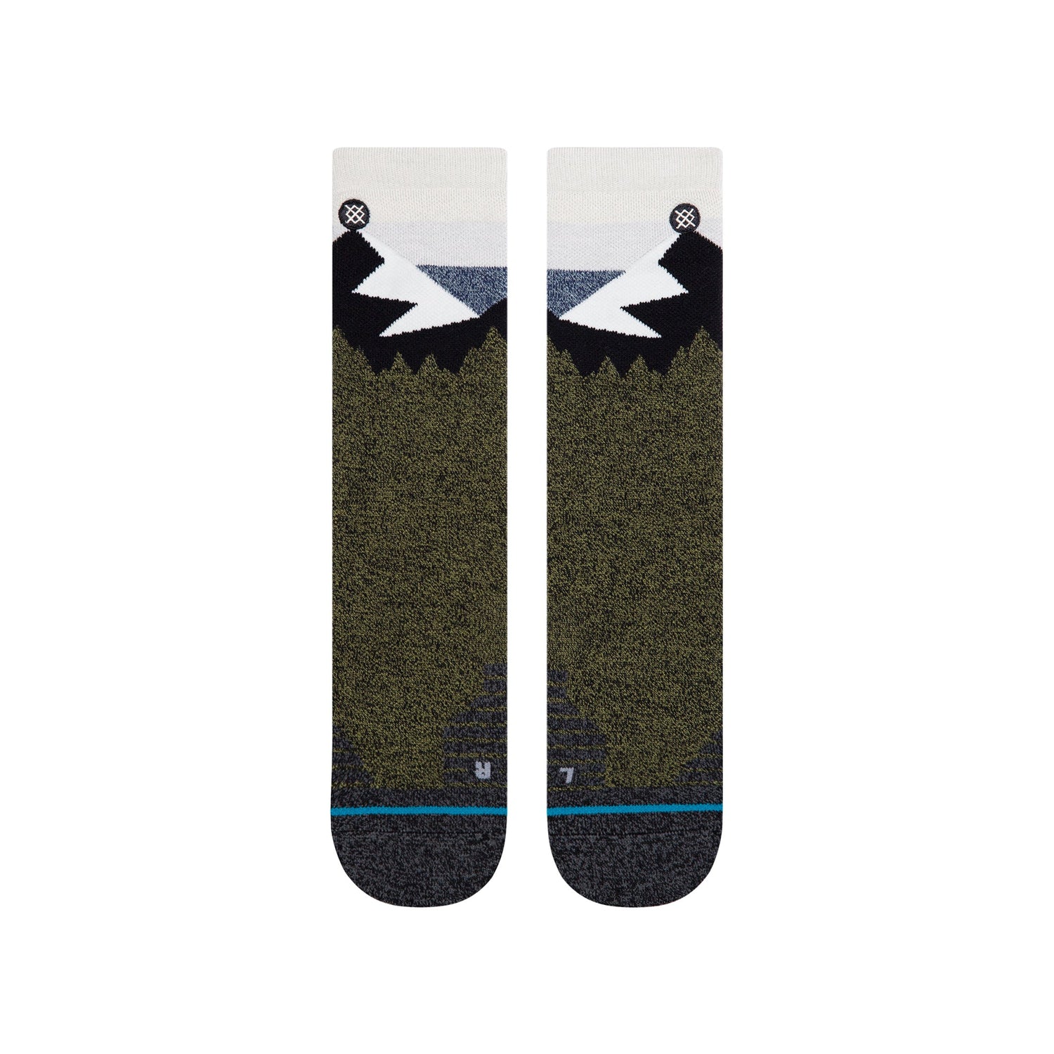 Stance Divided Crew Sock Blue