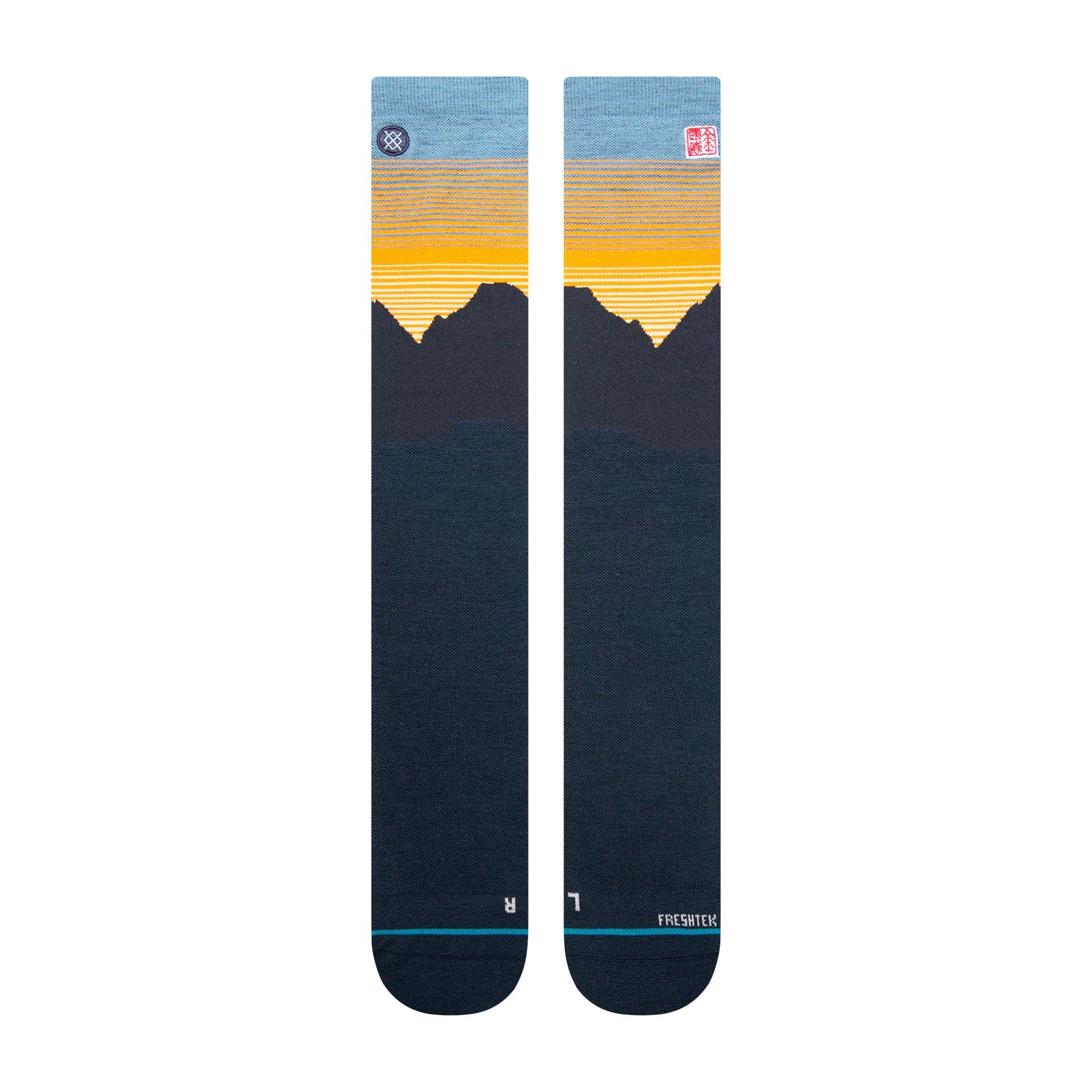 Stance Rising Snow Over The Calf Sock Navy