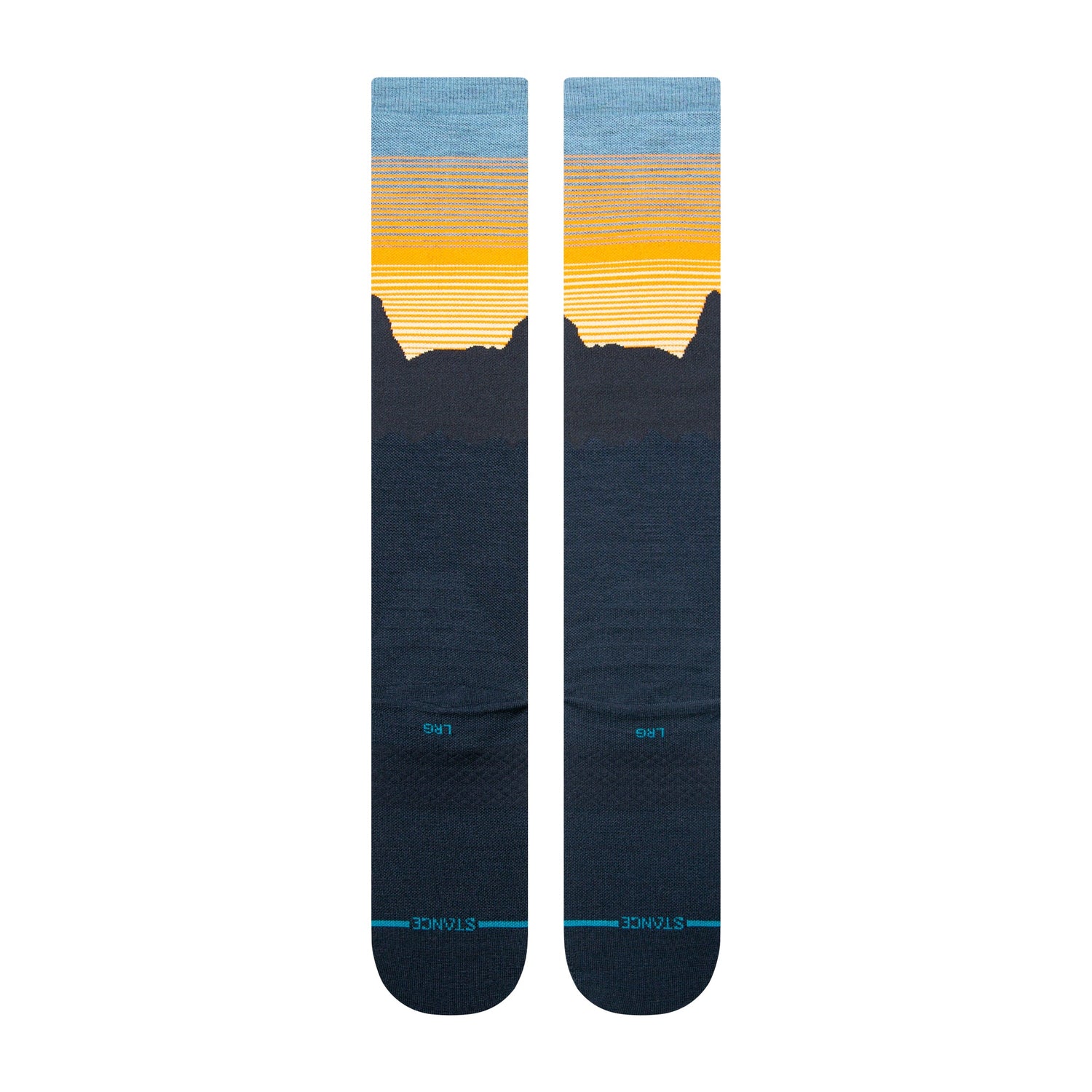 Stance Rising Snow Over The Calf Sock Navy