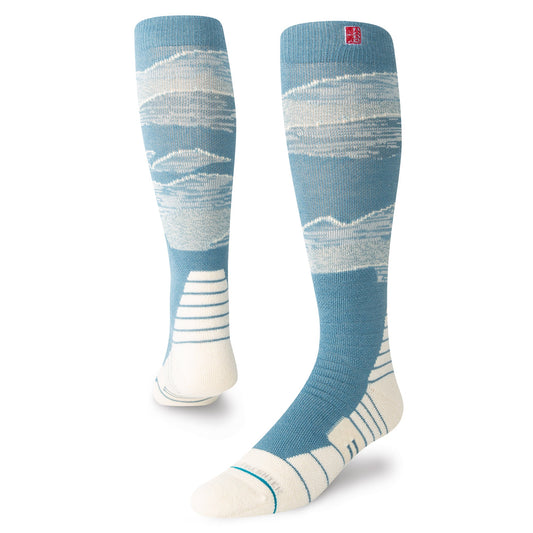 Stance Everest Snow Over The Calf Sock Blue