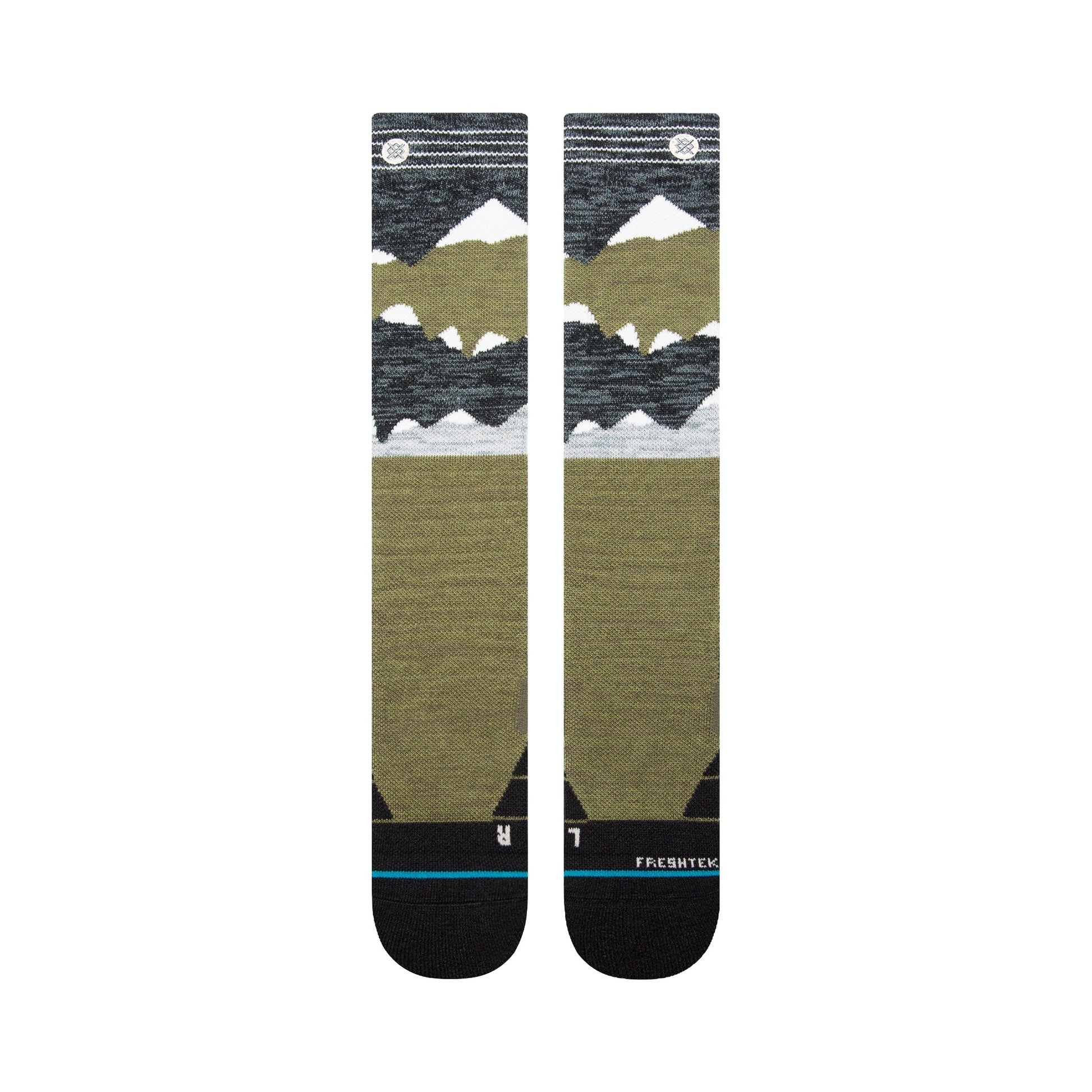 Lonely Peaks Snow Over The Calf Sock Teal – Stance Europe