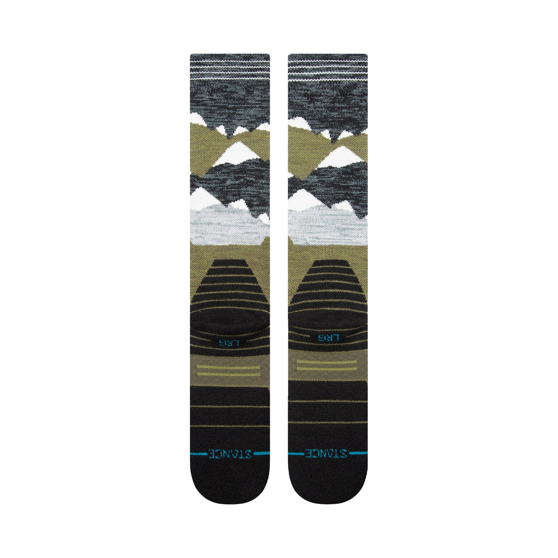Lonely Peaks Snow Over The Calf Sock Teal