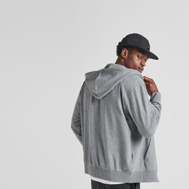 Stance Shelter Zip Hoodie Heather Grey