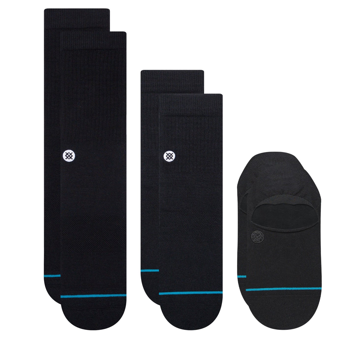 Stance Icon Series Sock 3 Pack Black
