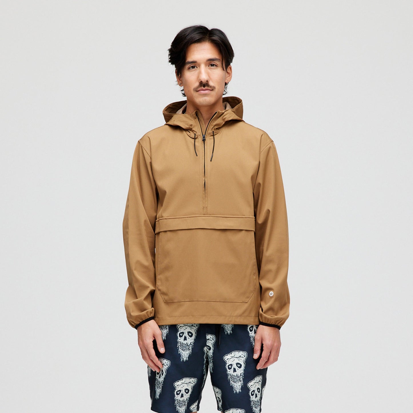 Stance Complex Anorak Brown |model