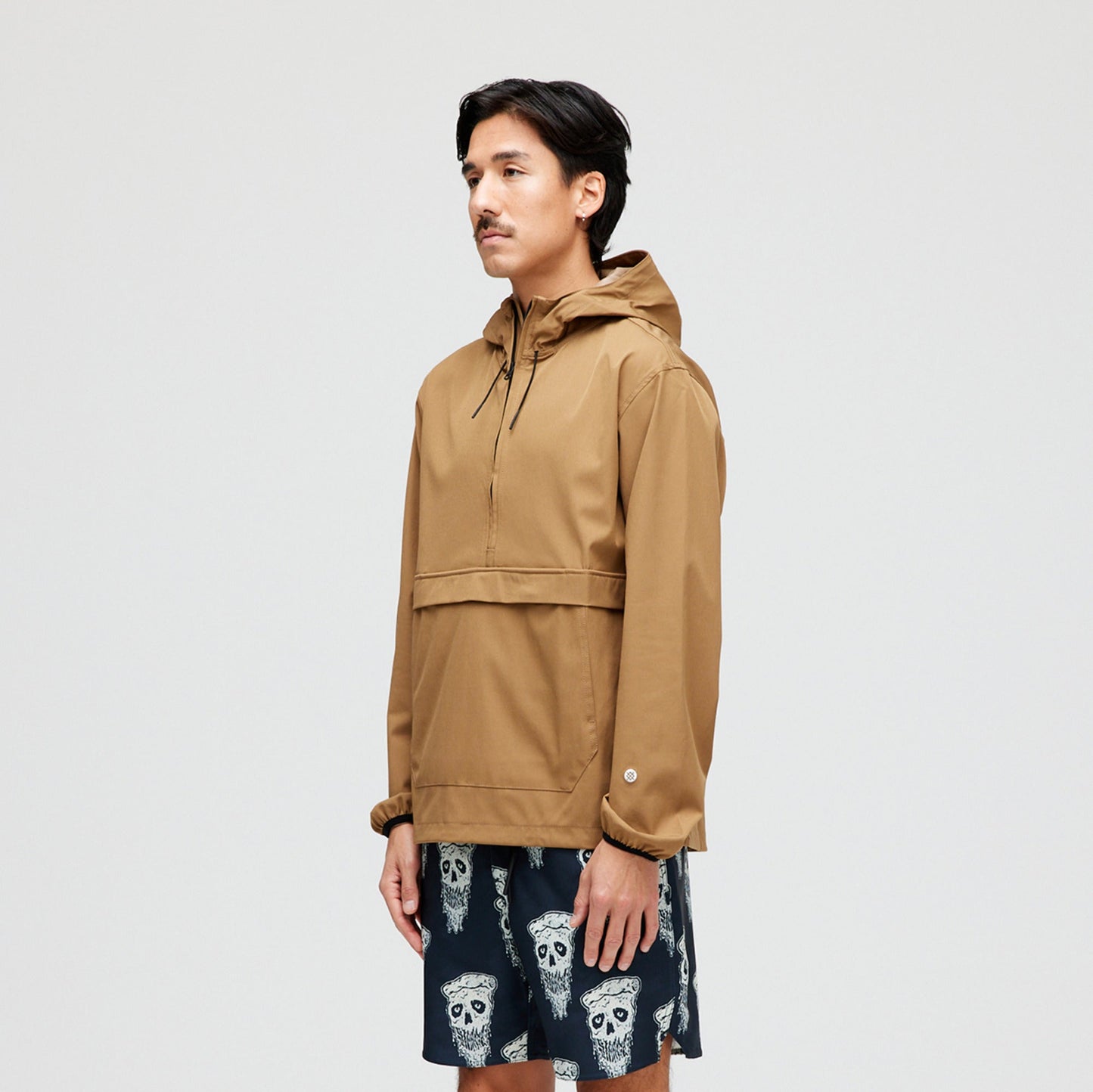 Stance Complex Anorak Brown |model