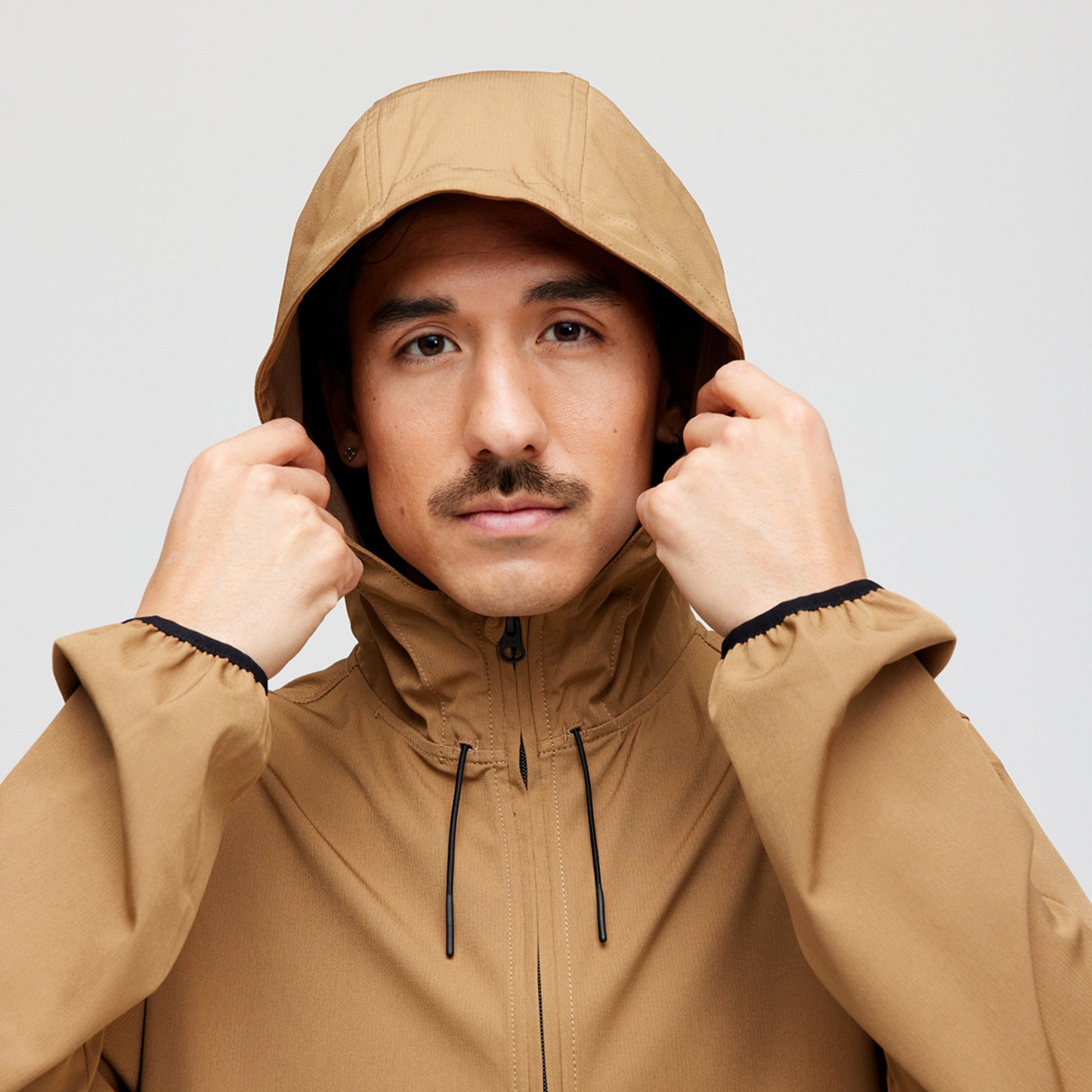 Stance Complex Anorak Brown |model