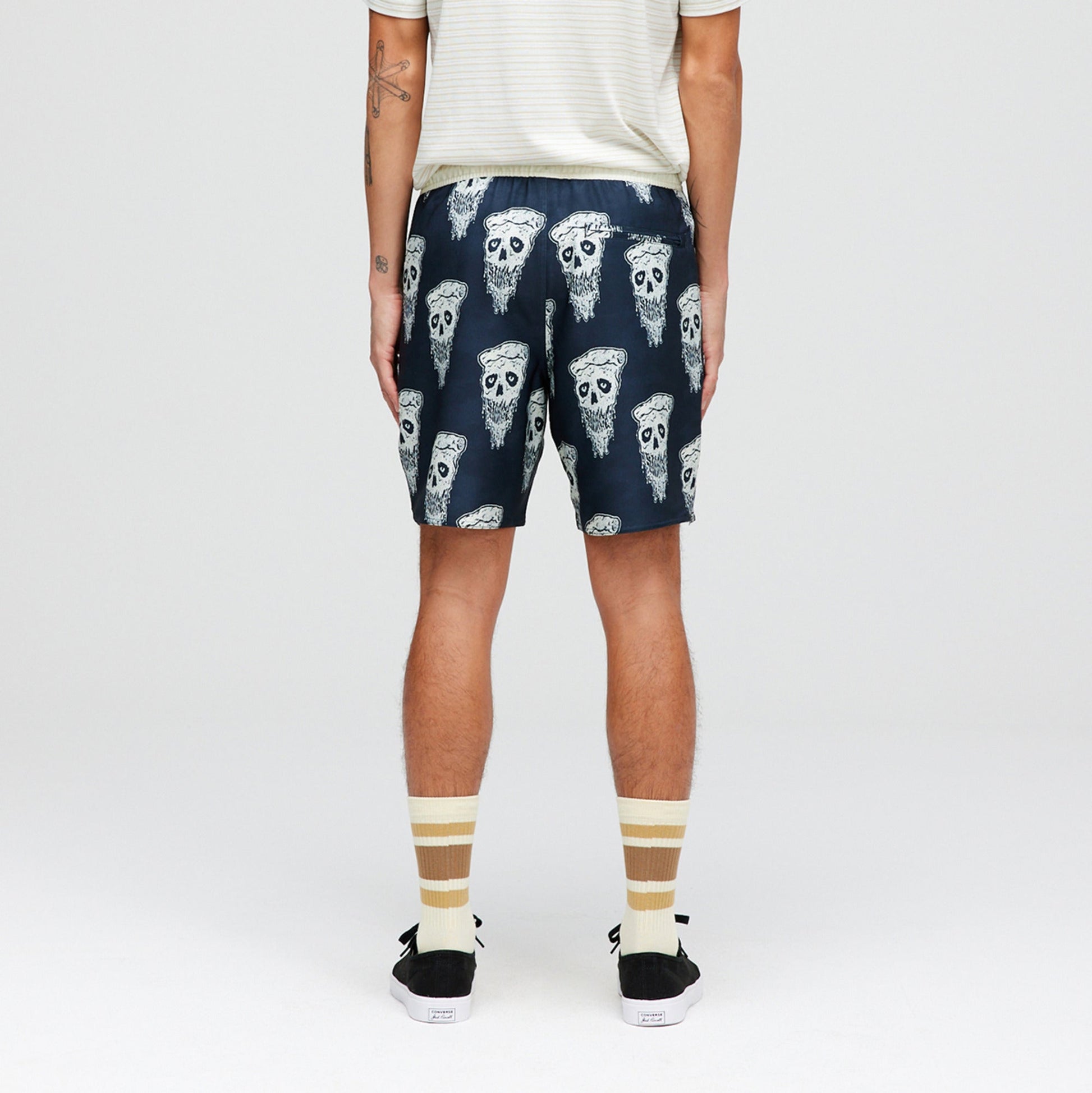 Stance Complex Athletic Short Black White |model