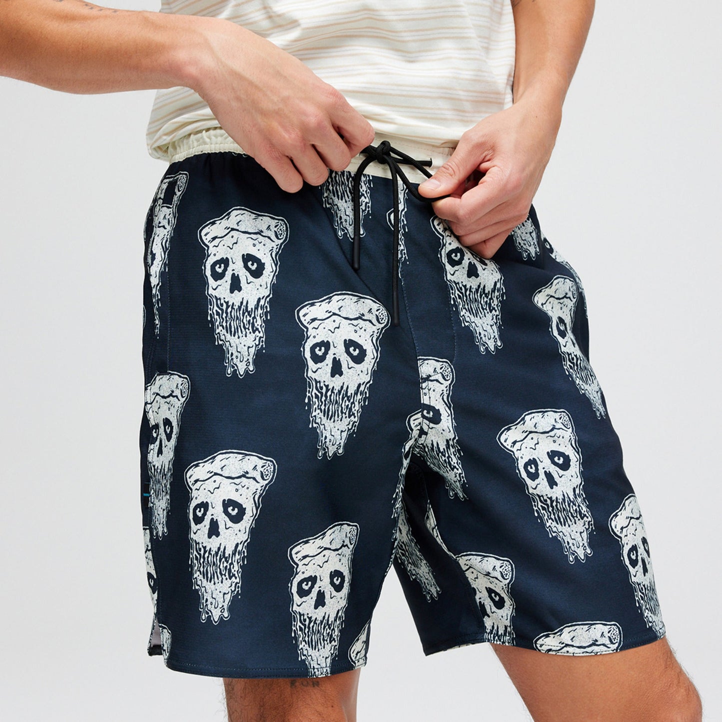 Stance Complex Athletic Short Black White |model